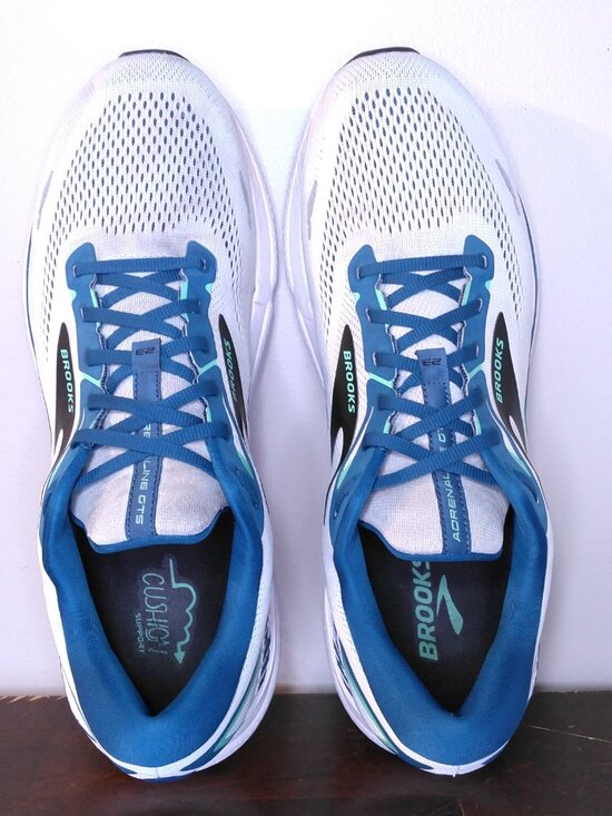 BROOKS Adrenaline GTS Shoes Mens SIZE 15 1103911D427 BLUE Gray COOL GREY White main image 15